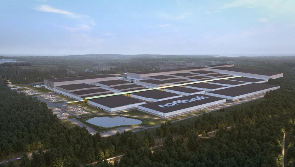 Northvolt计划在瑞典建第三座电池材料工厂