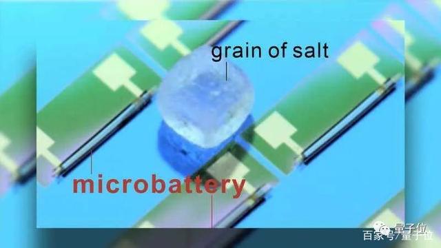 德国开姆尼茨工业大学开发出目前世界上最小的电池，体积比盐粒还要小